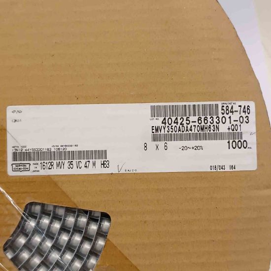 1612RMVY35BC47M 47MF 35V 8x6 SMD KONDANSATÖR resmi