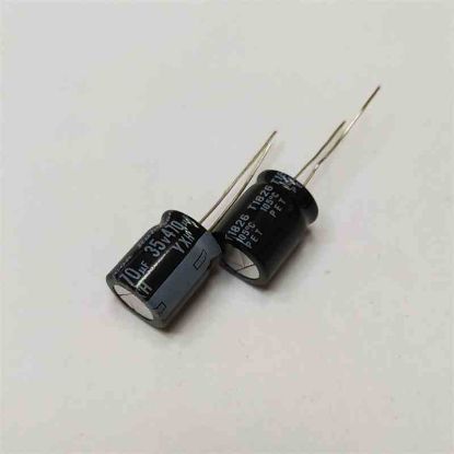 470MF 35V 10x16 RUBYCON ELKO KONDANSATÖR resmi