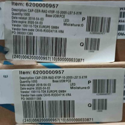 CK45-R3DD471K-VRA 470PF 2KV  KONDANSATÖR resmi