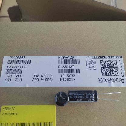 ZLH390MEFC 390MF 80V 12.5x30 RUBYCON ELKO resmi