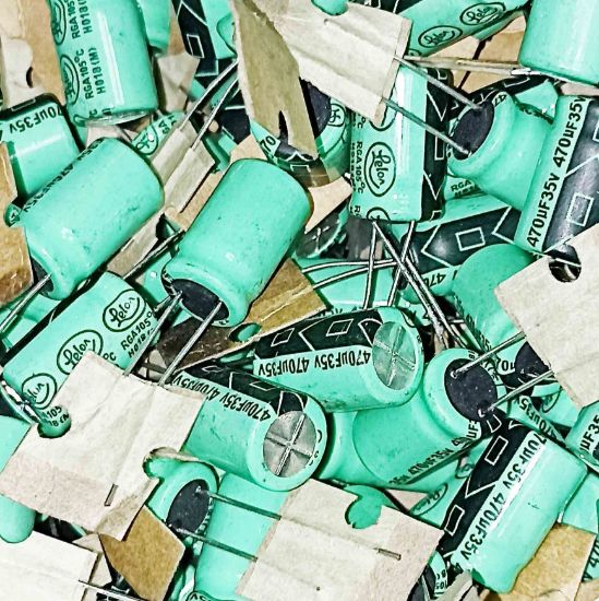 470MF 35V 10x16 105 SELON ELKO KONDANSATÖR resmi