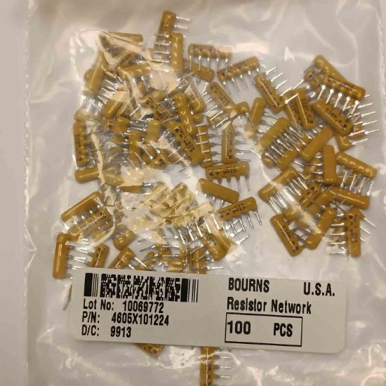 4605X-101-224 220K 5PIN SIRA DİRENÇ resmi