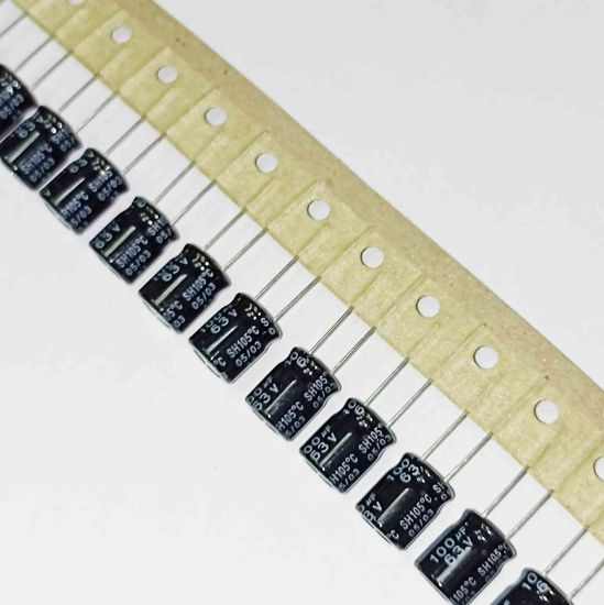 SH063M0100A5S 100MF 63V 10x12 105 YAGEO ELKO KONDANSATÖR resmi