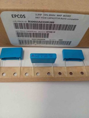 B32653A2332K289 3.3NF 2000V 22.5mm POLYESTER KONDANSATÖR resmi