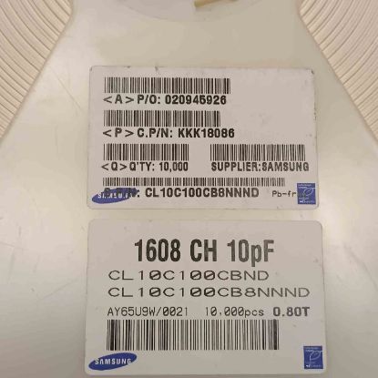 CL10C100C8NNND 10PF 50V 1608 SAMSUNG SMD SERAMİK KONDANSATÖR resmi