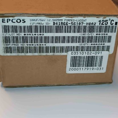 B41866-S6107-M002 100MF 50V 12.5x25 ELKO KONDANSATÖR resmi