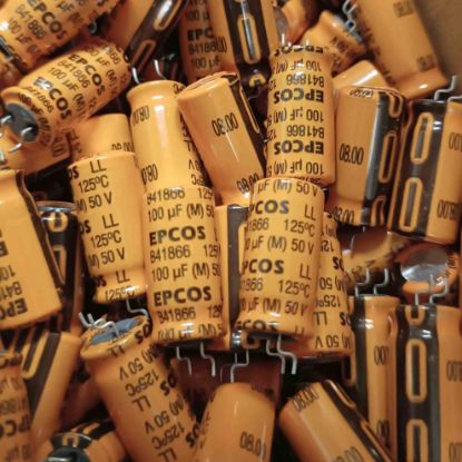 B41866-S6107-M002 100MF 50V 12.5x25 ELKO KONDANSATÖR resmi