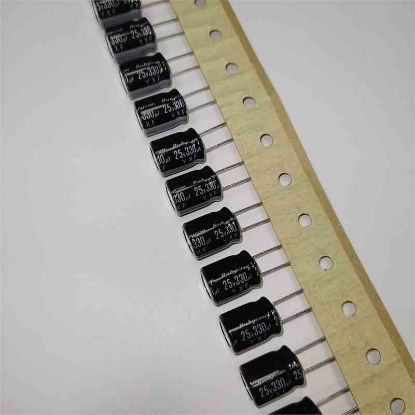 25YXF330MT810 330MF 25V 10x12.5 85 RUBYCON ELKO KONDANSATÖR resmi