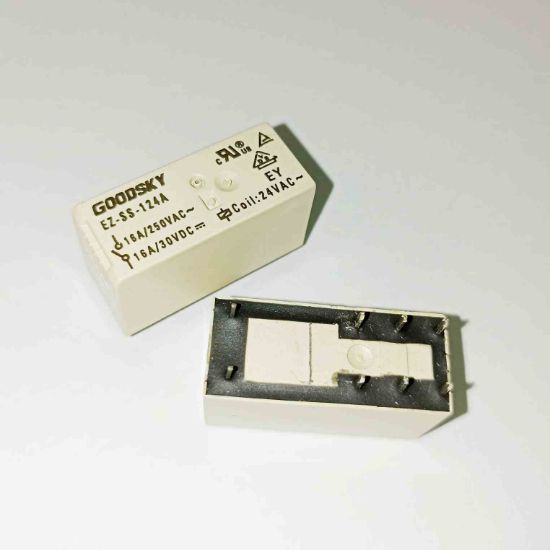 EZ-SS-124A 24VAC 16A 1C 8PIN GOODSKY GÜÇ RÖLE resmi