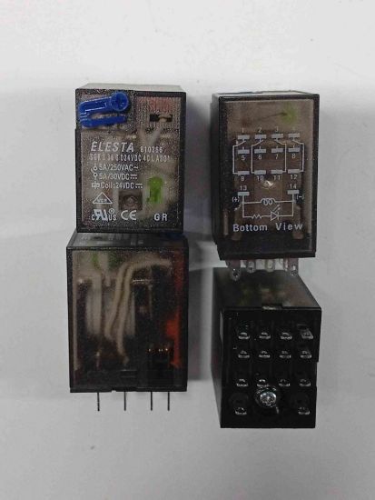 SGR S 36 G 024VDC 24VDC 5A 4C 14PIN ELESTA GÜÇ RÖLE resmi