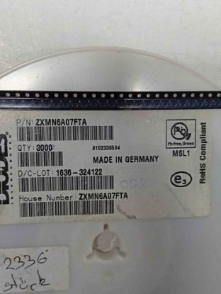 ZXMN6A07FTA Diodes 16 resmi