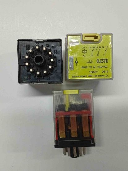 SKR115AL 240V 10A 3C 11PIN ELESTA GÜÇ RÖLE resmi