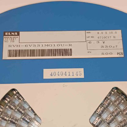 330MF 6.3V  8x10 SMD KONDANSATÖR resmi