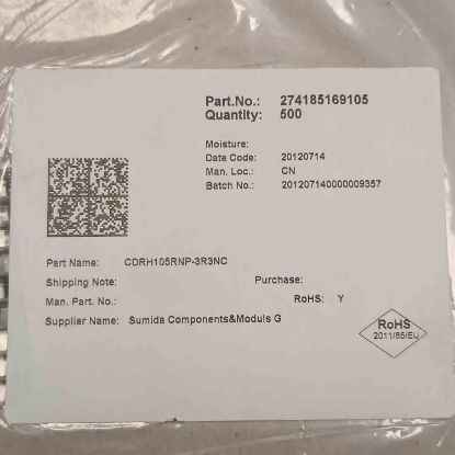 CDRH105RNP-3R3NC 3R3 SMD BOBİN resmi