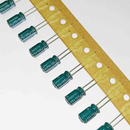 100MF 25V 6x11 SAMSUNG ELKO KONDANSATÖR resmi