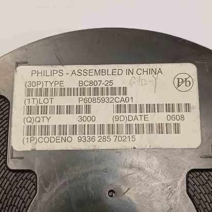 BC807-25 0.5A 45V SOT23 SMD TRANSİSTÖR resmi