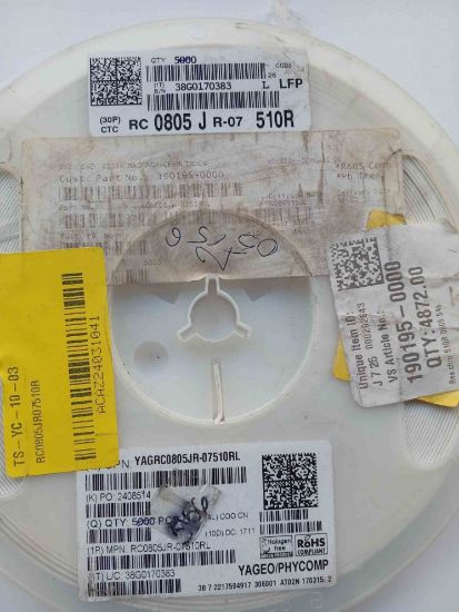 RC0805JR07510R resmi