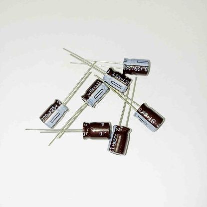 220MF 25V 10x12.5 SAMSUNG ELKO KONDANSATÖR resmi