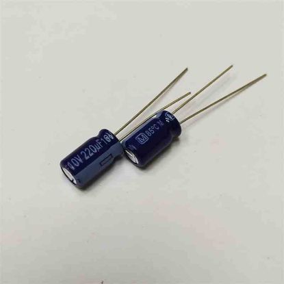 220MF 10V 5x11 MOTOROLA ELKO KONDANSATÖR resmi