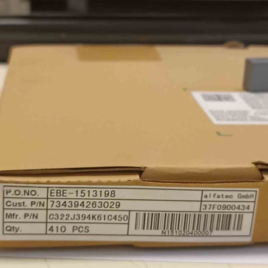 C322J394K61C450 390NF 630V 15mm POLYESTER KONDANSATÖR resmi