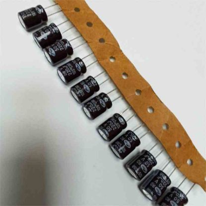 220MF 50V 10x13 SAMWHA ELKO KONDANSATÖR resmi