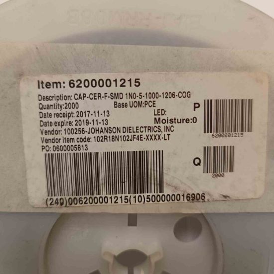 102R18N102JF4E-XXXX-LT 1NF 1KV 1206 KONDANSATÖR resmi