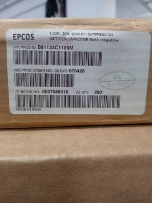 B81133C1105M1 1MF 275V TRİMER KONDANSATÖR resmi