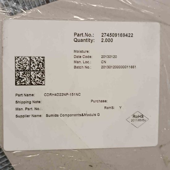 CDRH4D22NP-151NC 150uH 0,47A 5x5x2,4 SUMIDA SMD BOBİN resmi