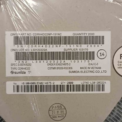 CDRH4D22NP-151NC 150uH 0,47A 5x5x2,4 SUMIDA SMD BOBİN resmi