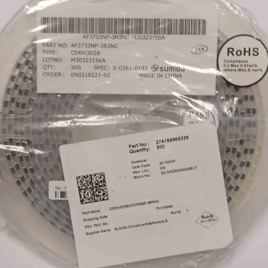 CDRH3D28/AF3733-3R3NC 3,3uH 1,85A 4x4x3 SMD BOBİN resmi