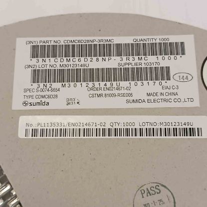 CDMC6D28NP-3R3MC 3,3uH 6,3A 7.25x6.7x3.0 SUMIDA SMD BOBİN resmi