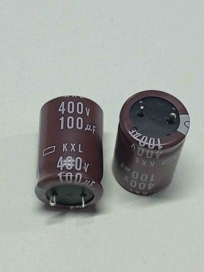100MF 400V 18x26 105 ELKO KONDANSATÖR resmi