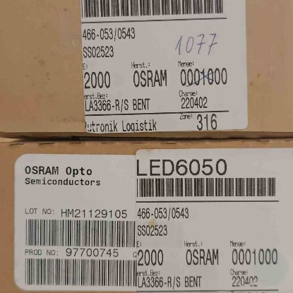 LA3366RS 3mm TURUNCU LED OPTO resmi