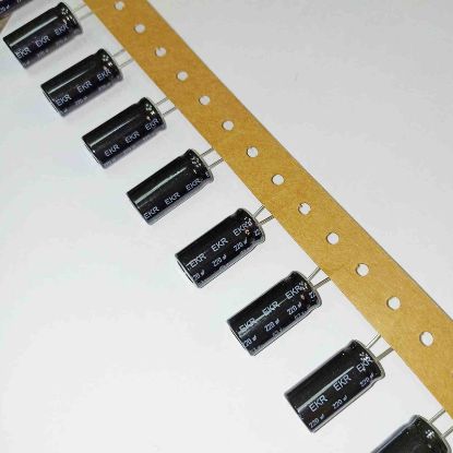 K0640KR/T6 220MF 63V 12.5x25 105 EKR ELKO KONDANSATÖR resmi