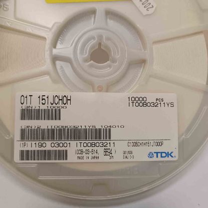 C1005CH1H151JT000P 150PF TDK SMD SERAMİK KONDANSATÖR resmi