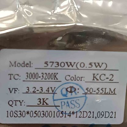 5730W(0.5W) BEYAZ 3000-3200K SMD LED LED OPTO resmi