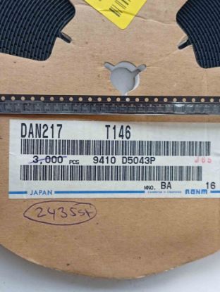 DAN217T146 80V 0,1A SMD 3 ROHM SMD DİYOT resmi
