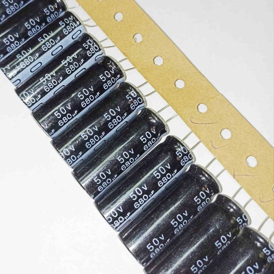 680MF 50V 12.5x35 105 JIANGHAI ELKO KONDANSATÖR resmi
