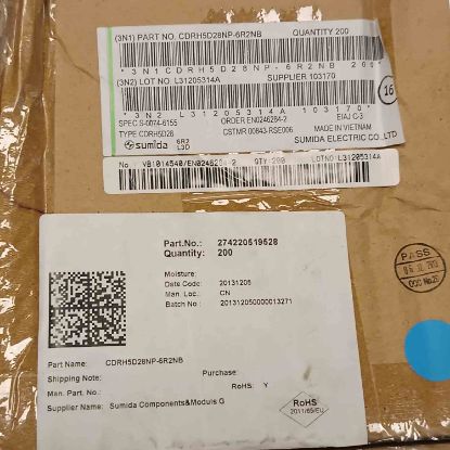 CDRH5D28NP-6R2NB 6,2uH 1,8A 6x6x3 SMD BOBİN resmi