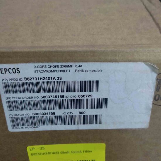 B82731H2401A33 68mH 400mA Filitre resmi