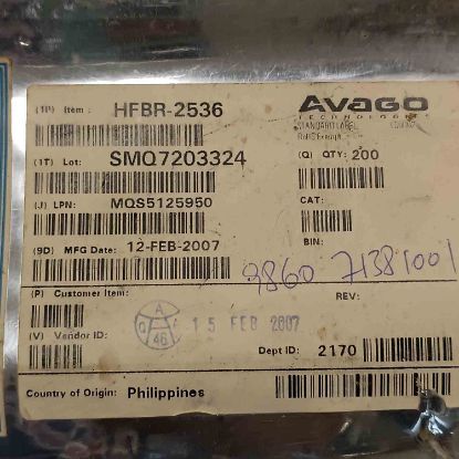 HFBR-2536 SMD AVAGOPHILIPS ENTEGRELER resmi