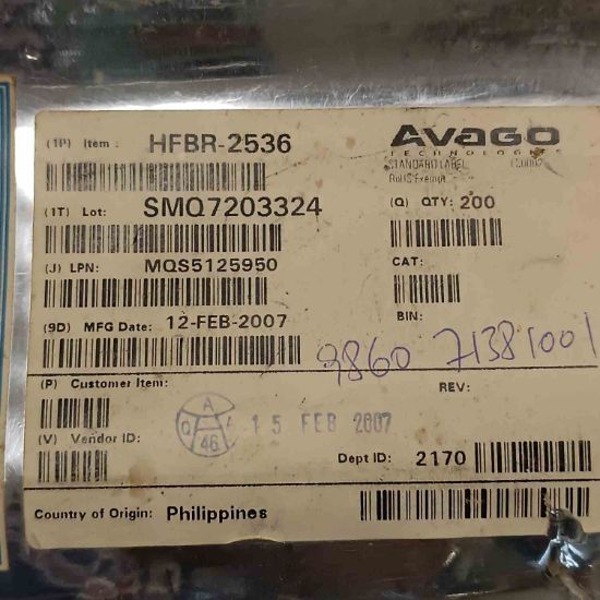 HFBR-2536 SMD AVAGOPHILIPS ENTEGRELER resmi