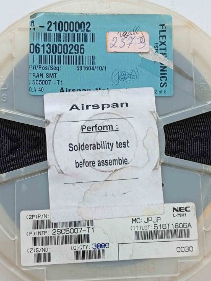 2SC5007-T1 NEC TRANSİSTÖR resmi