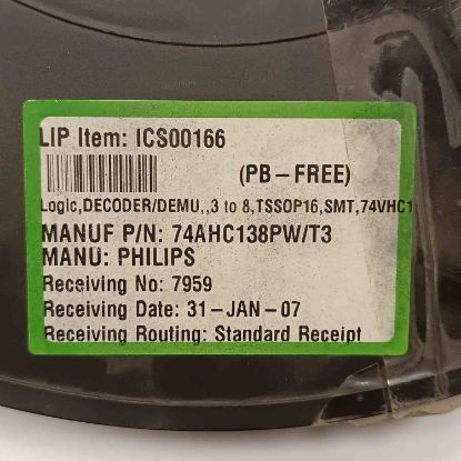 74AHC138PW PHILIPS 74 SERİSİ ENTEGRELER resmi