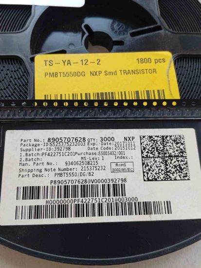 PMBT5550DG NXP Smd TRANSİSTÖR resmi
