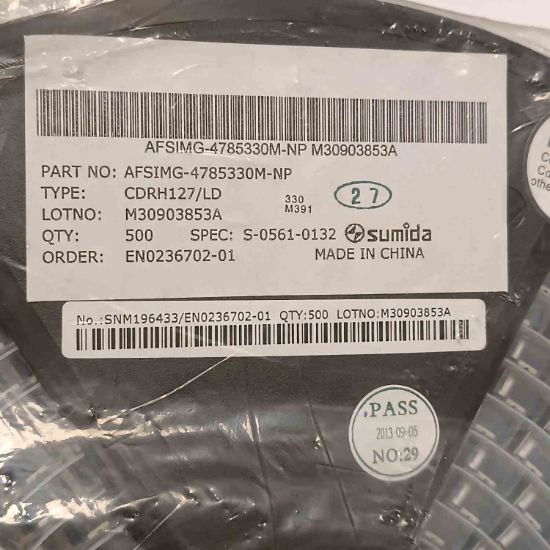 CDRH127/LDNP-330MC 33uH 3,9A SUMIDA SMD BOBİN resmi