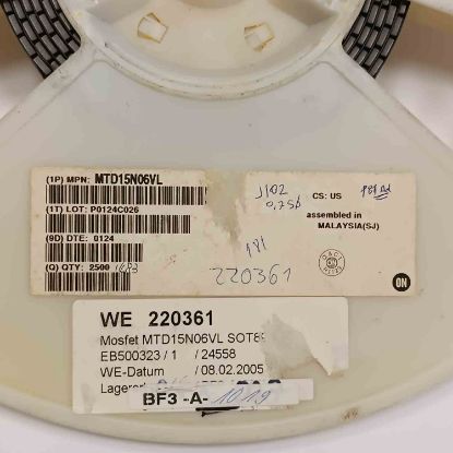 MTD15N06VL 15A 60V ONSEMI MOSFET TRANSİSTÖR resmi