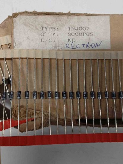 1N4007 1A 1000V RECTRON DİYOT resmi