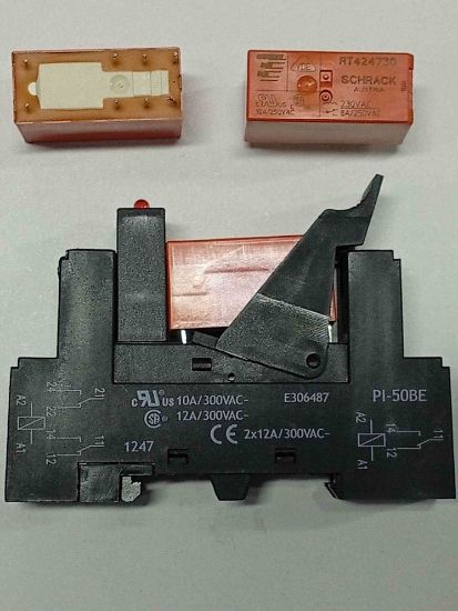 RT424730 230V 8A RELAY+SOCKET resmi