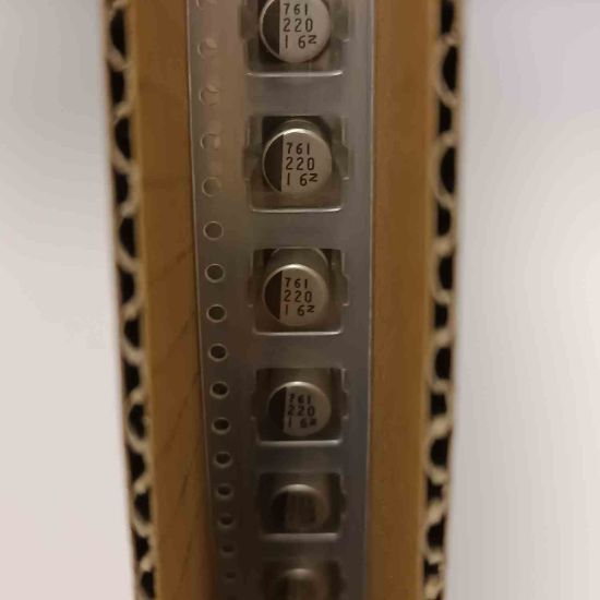 NACZ221M16V6,3X8TR13F 220MF 16V 6.3x8 NIPPON SMD KONDANSATÖR resmi